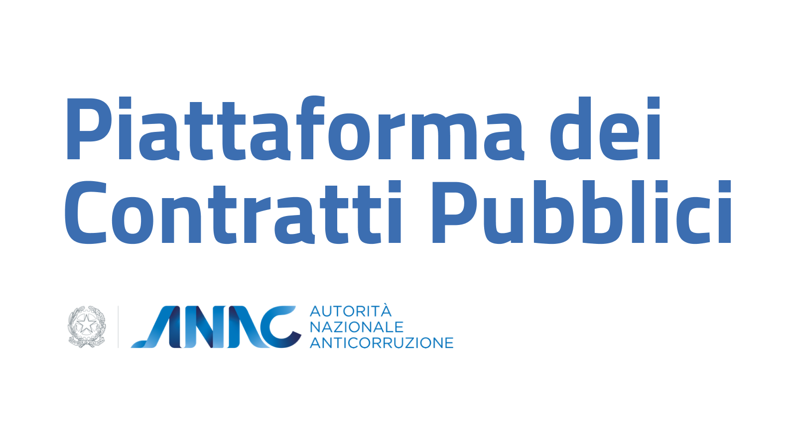 Piattaforma dei Contratti Pubblici